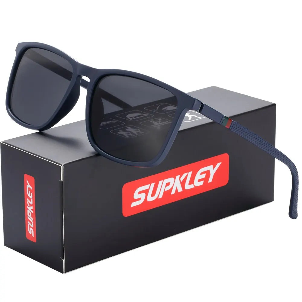 LOR MALE SUPKLEY Sports Sunglasses Polarized Comfortable Wear Square Sun Glasses Male L