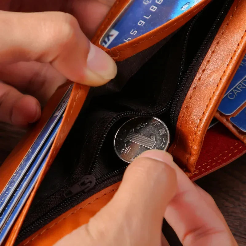 LOR MALE Wallets with 100 US Dollar Pattern Wallet Male Leather Wallet Photo
