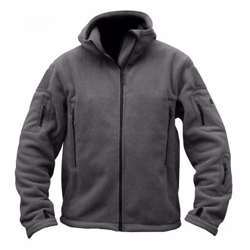 LOR MALE Men's Jackets Warm Military Tactical Sports Fleece Hoodie Jackets Hiking Climbing Fishing Adventure Camping Outdoor Clothing