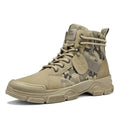 LOR MALE Boots for Men Autumn High Top Camouflage Desert Casual Flats Mens Boot Breathable Non Slip Work Shoes Zapatillas Hombre