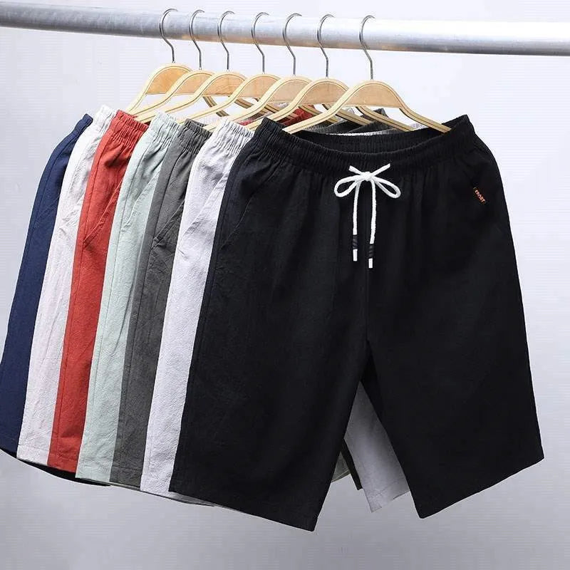 LOR MALE Fashion Men Shorts Summer Casual Shorts For Men Beach Pants Running Sport Short Men's Straight Pants Mens Shorts Male Sweatpant