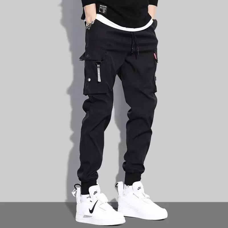 LOR MALE 2025 New men work pants, tactical pants, workwear, multi pocket casual training pants, jogging and hiking casual pants