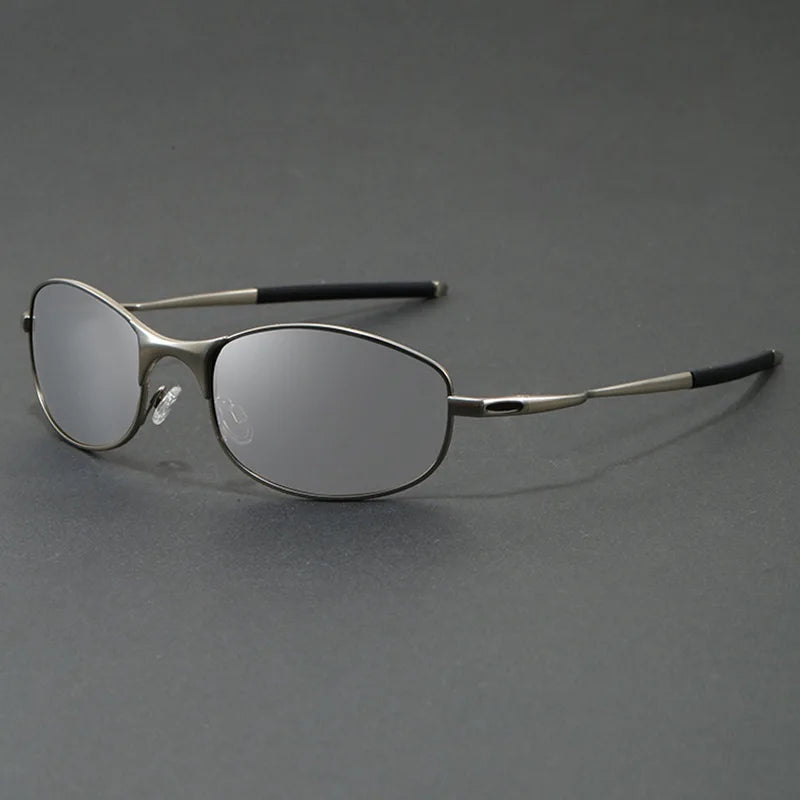 LOR MALE Polarized Sunglasses Men Goggles Women Metal Frame Sunglasses Cycling Retro Fashion Driving Fishing Sun Glasses UV400