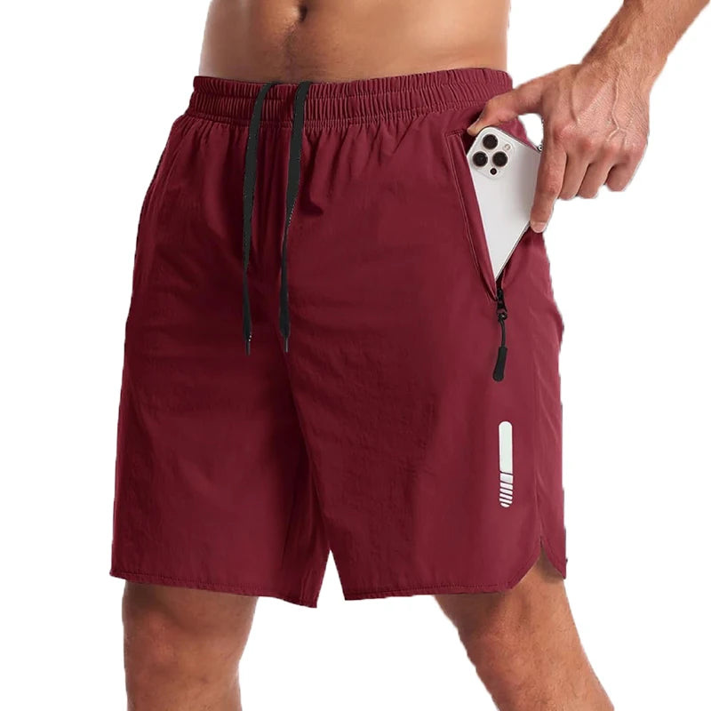 LOR MALE Men's Sport Shorts Sportswear Summer Running Shorts Beach Bottoms Gym Fitness Tracksuit Jogging Training Short Pants Men Shorts