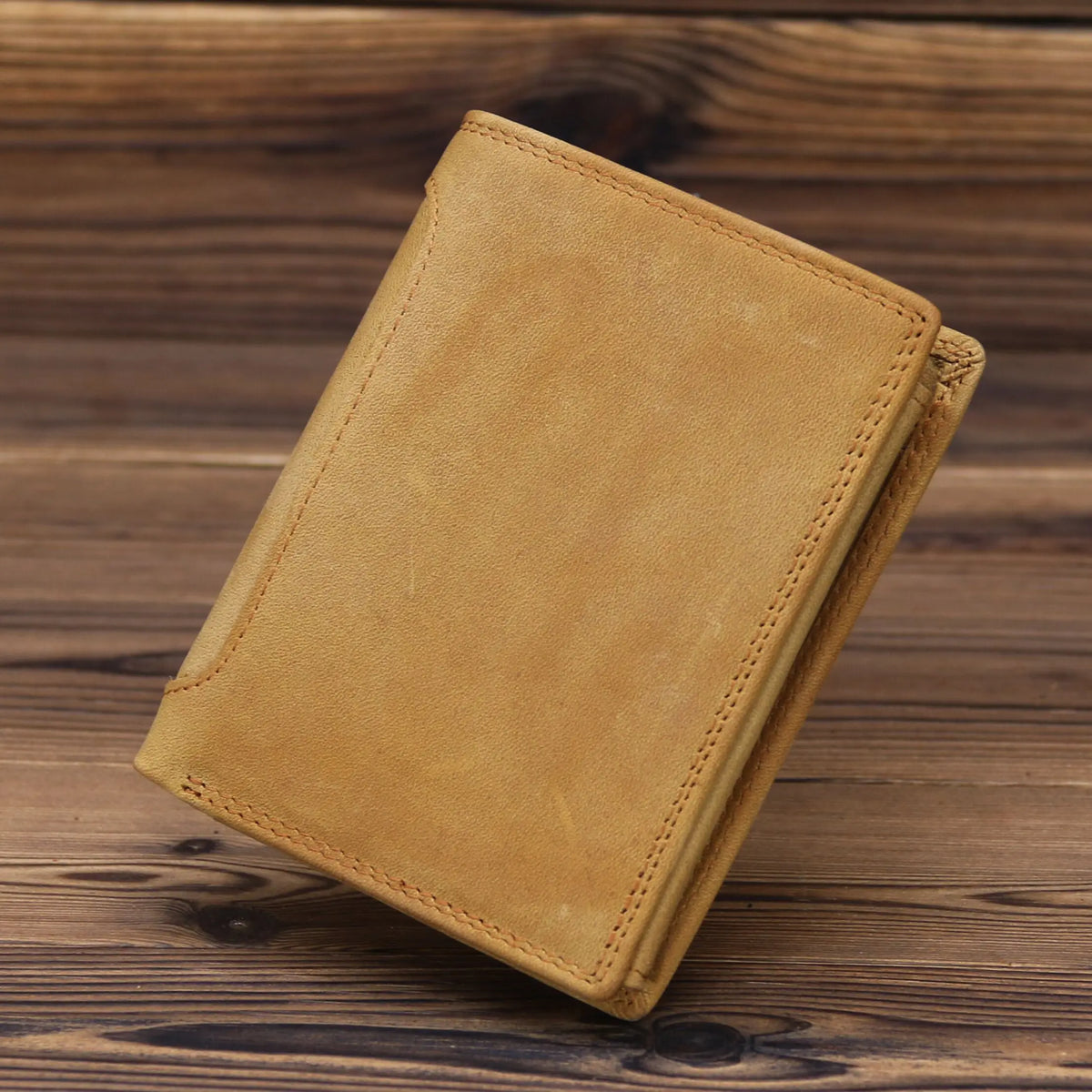 LOR MALE Genuine Leather Wallet for Men Mini Money Bags Short Purse Credit Card Holder Cash Coin Pocket Male Small Solid Standard Wallets