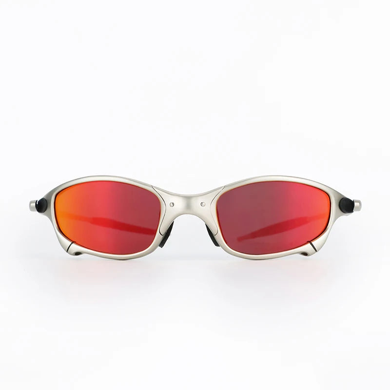LOR MALE Polarized Sunglasses for Men Women, Durable Metal Frame, Impact Resistant PC Lens, UV400 Protection Retro Sport Eyewear
