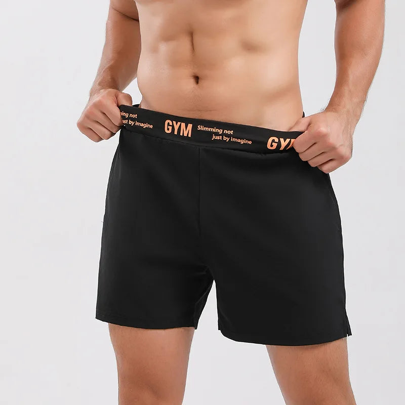 LOR MALE Mens Running Shorts Fitness Quick Dry Men Gym Sport Shorts Male Basketball Workout Training Gym Jogger Short Pants Summer Shorts