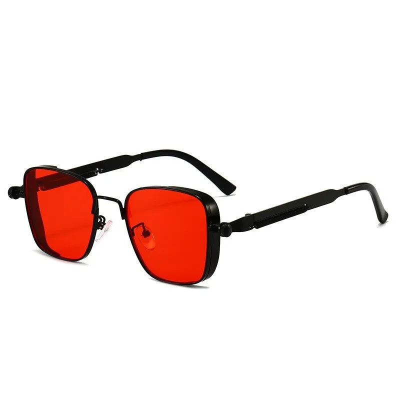 LOR MALE 2025 Polarized Sunglasses Men High End Handsome Driving Special Anti UV High Quality Metal Punk Fashion Trends Sunglasses