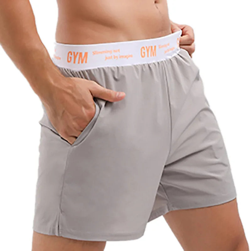 LOR MALE Mens Running Shorts Fitness Quick Dry Men Gym Sport Shorts Male Basketball Workout Training Gym Jogger Short Pants Summer Shorts