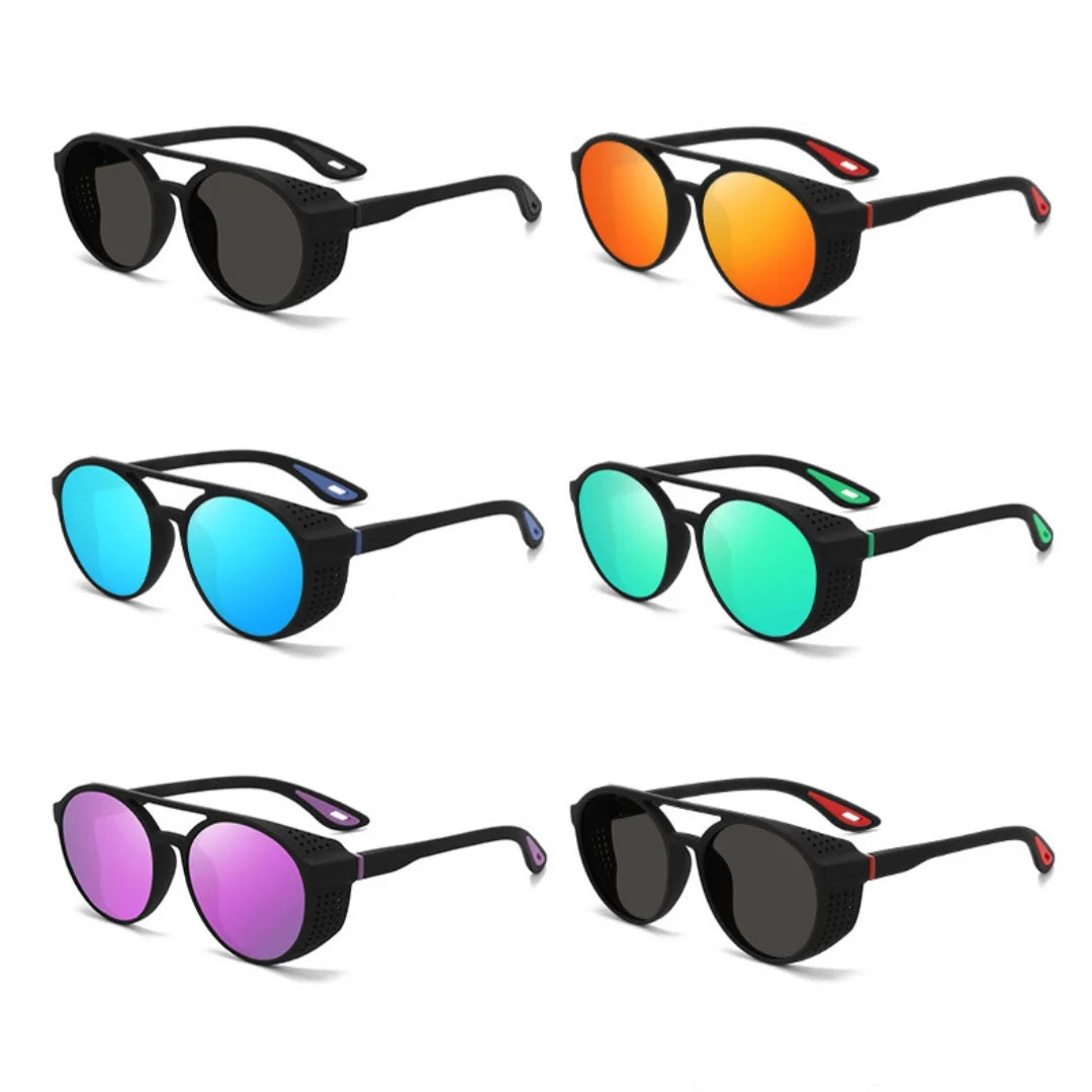 LOR MALE Polarized Sunglasses for Men Women Sun Glasses with Side Shields UV400 Protection Mirrored Lens Outdoor Sport Cycling Glasses