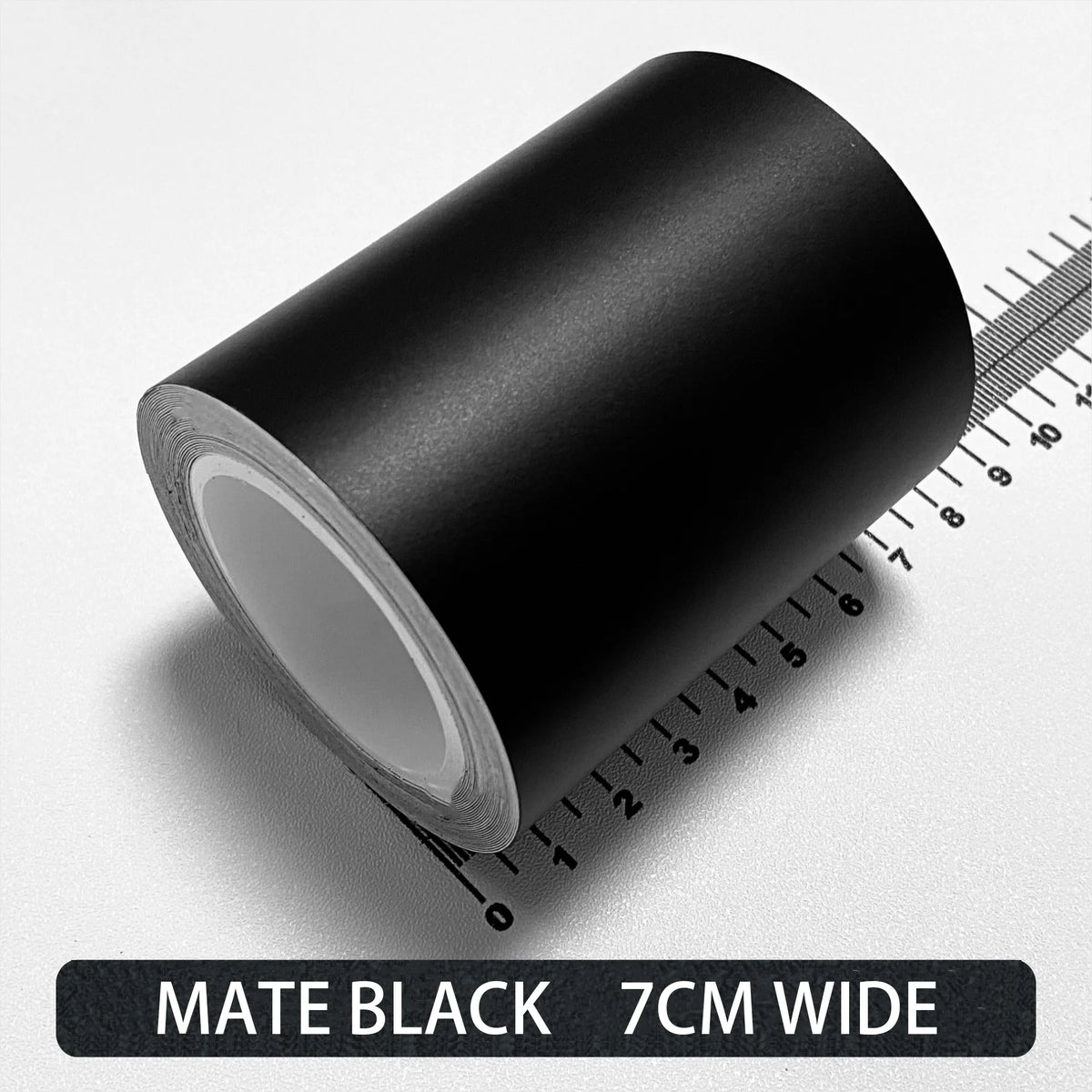 LOR MALE Carbon Fiber Automotive Adhesive Tape Roll Matte Black Protective Car Film Self-Adhesive Film 3D Vinyl Car Film Accessories