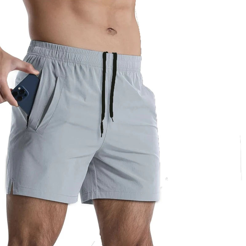 LOR MALE Running Shorts Men Gym Fitness Sport Shorts Quick Dry Workout Training Gym Fitness Jogging Short Pant Summer Training Shorts Men