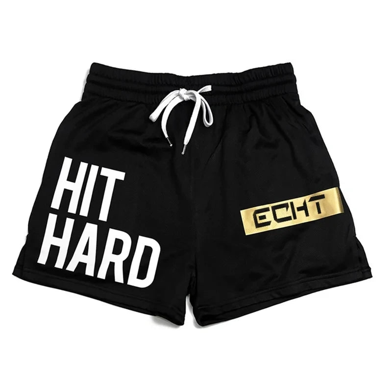 LOR MALE 2024 Summer New Men Shorts Casual Sports shorts Fitness Exercise Beach Shorts Breathable Mesh Shorts Jogger Men's Brand shorts