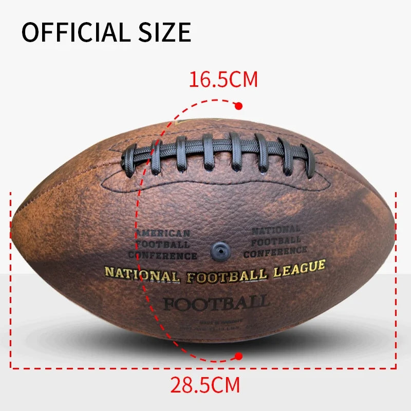 Size Official Ball American Football Rugby Ball Resistance Football Training Practice Team Sports Rugby Football Customize