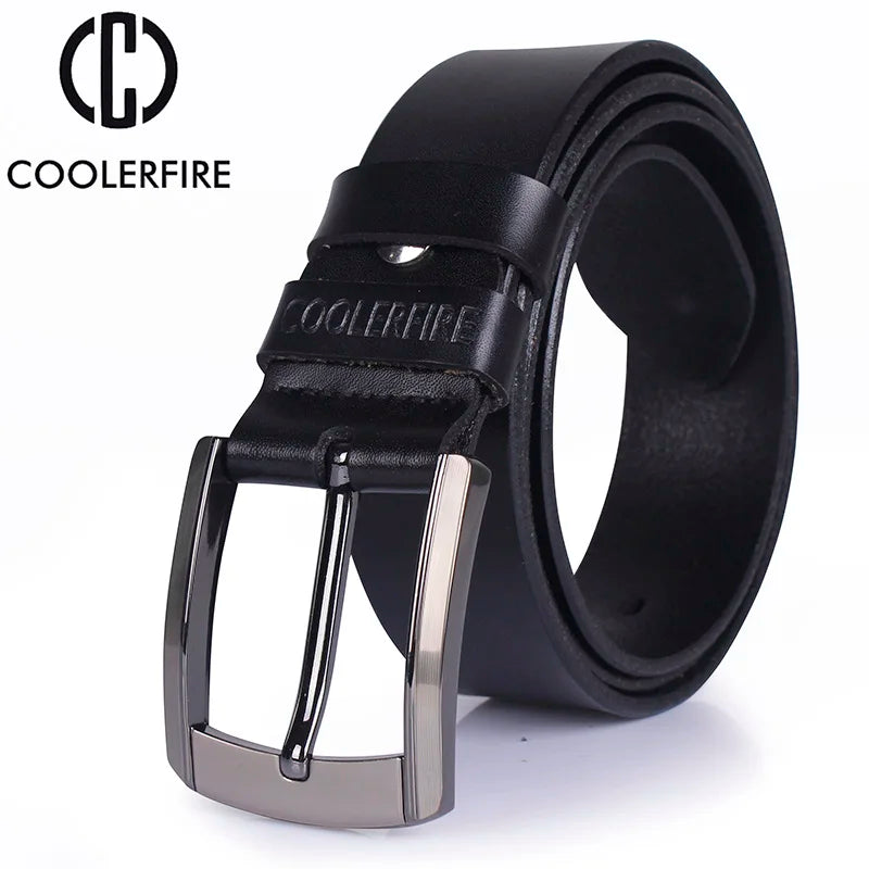 LOR MALE Men High Quality Genuine Leather Belt Luxury Designer Belts Men Cowskin Fashion Strap Male Jeans For Trousers Free Shipping