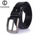LOR MALE Men High Quality Genuine Leather Belt Luxury Designer Belts Men Cowskin Fashion Strap Male Jeans For Trousers Free Shipping