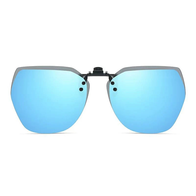 LOR MALE Polarized Clip On Sunglasses Men Women Photochromic Car Driver Goggles Night Vision Glasses Anti Glare Vintage Square Glasses