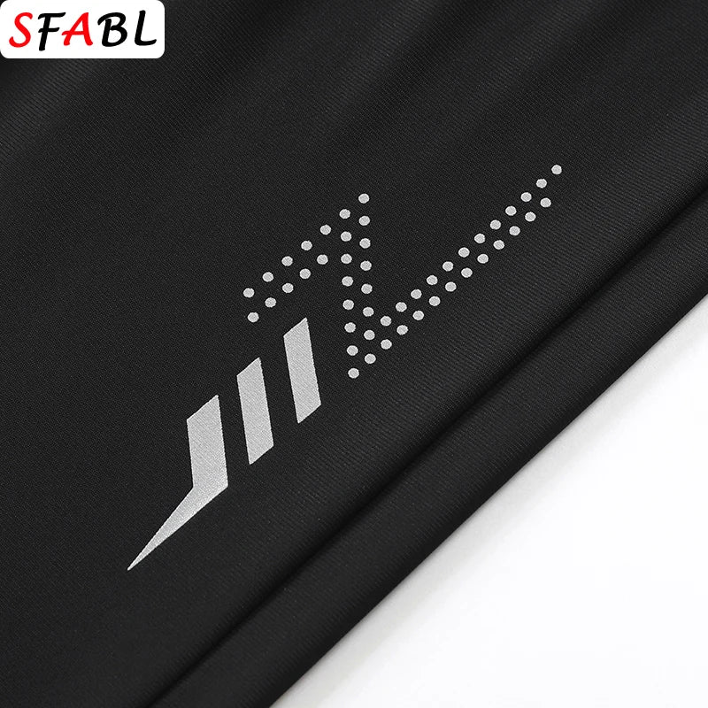 LOR MALE 3 Pieces New Running Shorts Men Gym Sports Shorts Quick Dry Workout Training Fitness Jogging Short Pants Man Summer Board Shorts