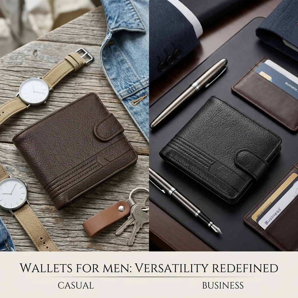 LOR MALE Leather Wallet Credit/Debit Card Slots Wallets Men Suitable for Daily Casual