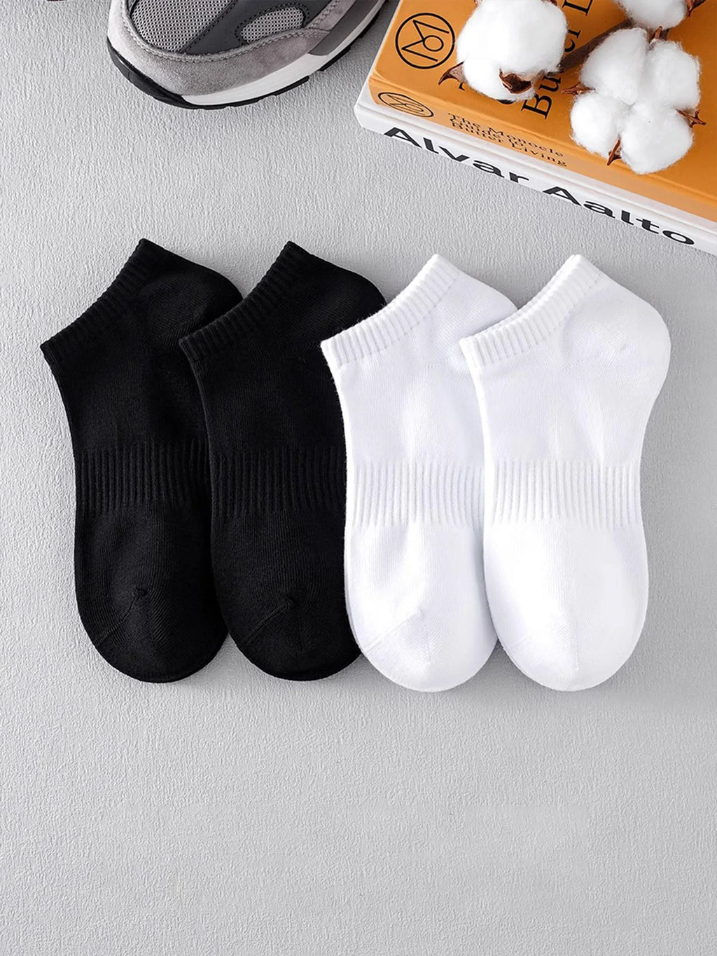 LOR MALE No-Show Sports Socks - 10 Pairs