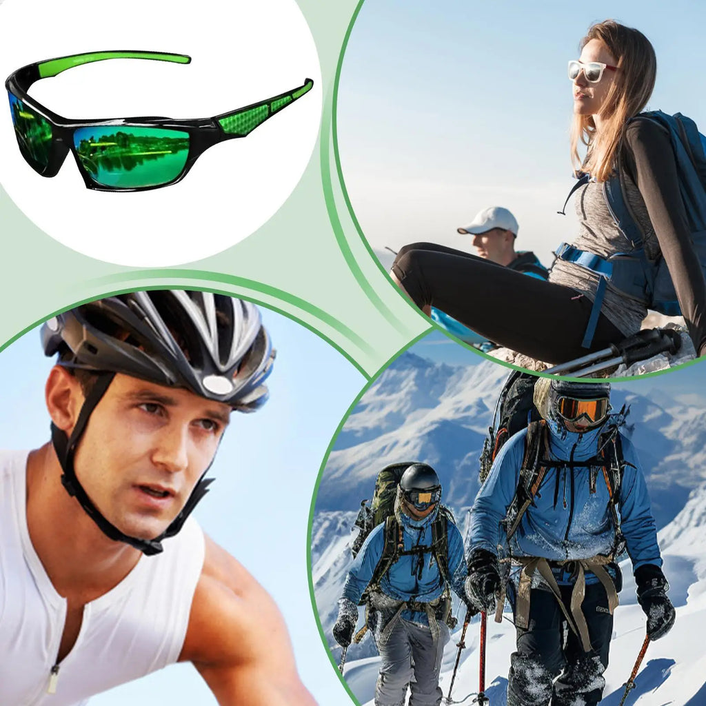 LOR MALE Sports Polarized Sunglasses for Men Lightweight Night Vision Male Shades Cycling Driving Fishing Comfortable Mirror Sunglass