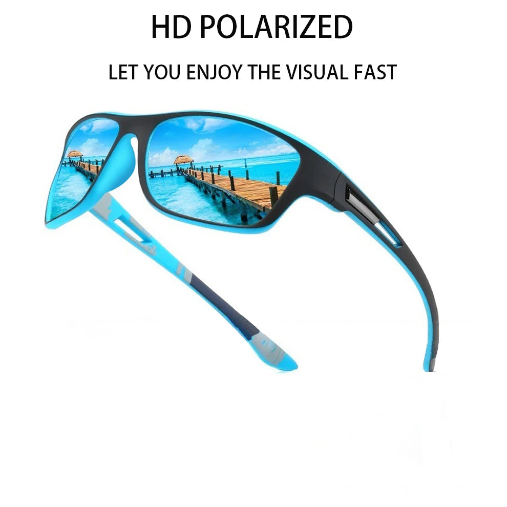 LOR MALE Men's Polarized Fishing Sunglasses Men Women Cycling Driving Hiking Sun Glasses Anti-glare UV400 Eyewear TAC Lens 1 PC