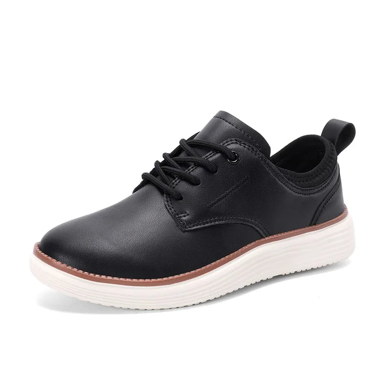 LOR MALE 2025 men's boots fashion simple walking shoes trend fashion wide toe casual shoes comfortable sports shoes