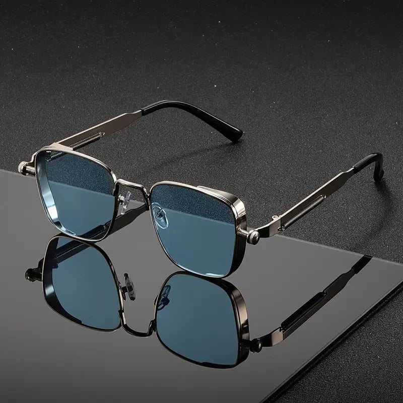 LOR MALE Polarized Sunglasses Men High End Handsome Driving High Quality Metal Punk Fashion Trends Sunglasses