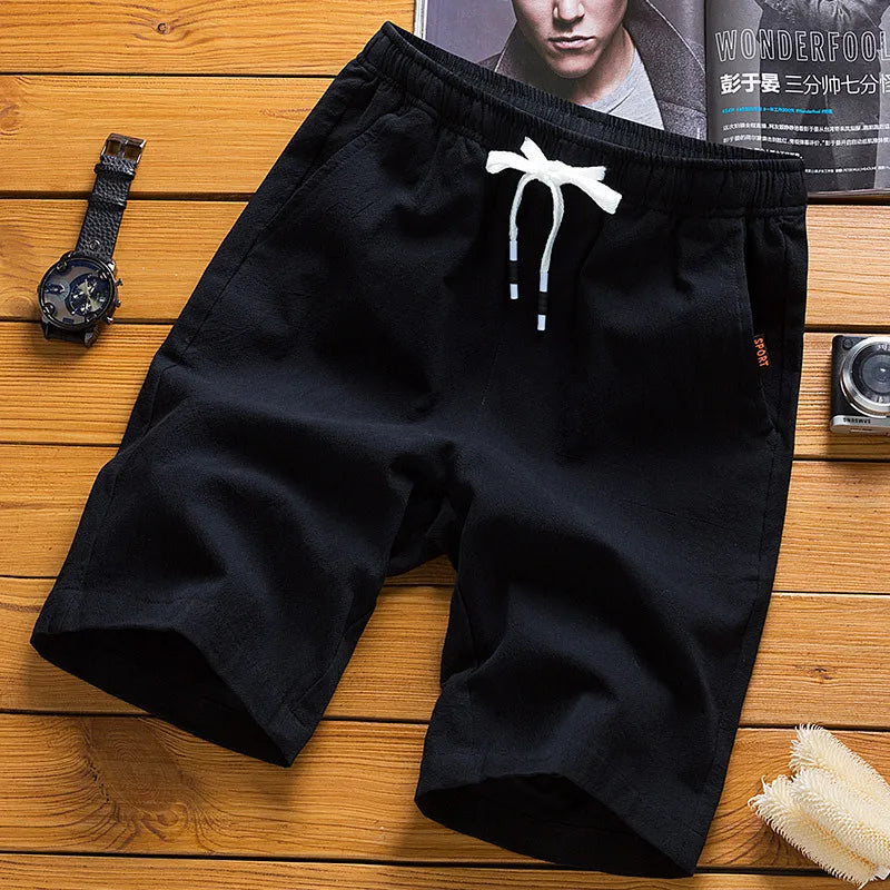 LOR MALE Fashion Men Shorts Summer Casual Shorts For Men Beach Pants Running Sport Short Men's Straight Pants Mens Shorts Male Sweatpant
