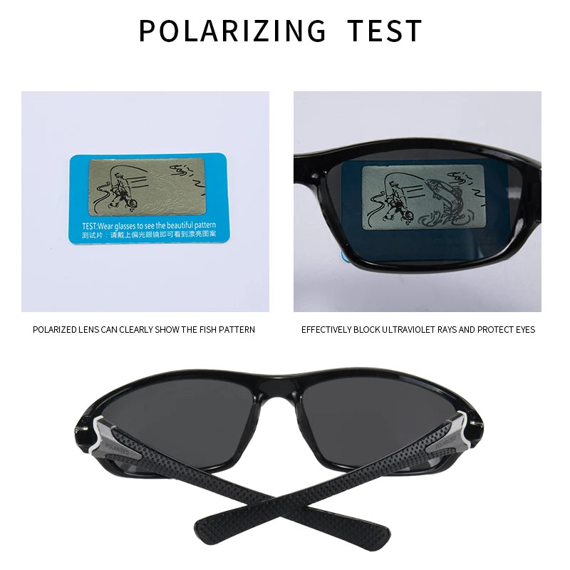 LOR MALE Polarized Fishing Sunglasses Men Women Sun Glasses Fishing Camping Driving Eyewear Outdoor Sports Goggles UV400 Sunglasses