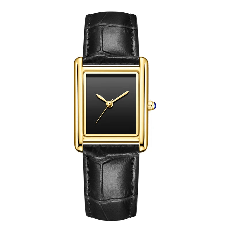 LOR MALE Reloj Top Brand Couple's Watches and Women Leather Strap Waterproof Quartz