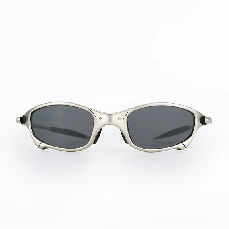 LOR MALE Polarized Sunglasses for Men Women, Durable Metal Frame, Impact Resistant PC Lens, UV400 Protection Retro Sport Eyewear
