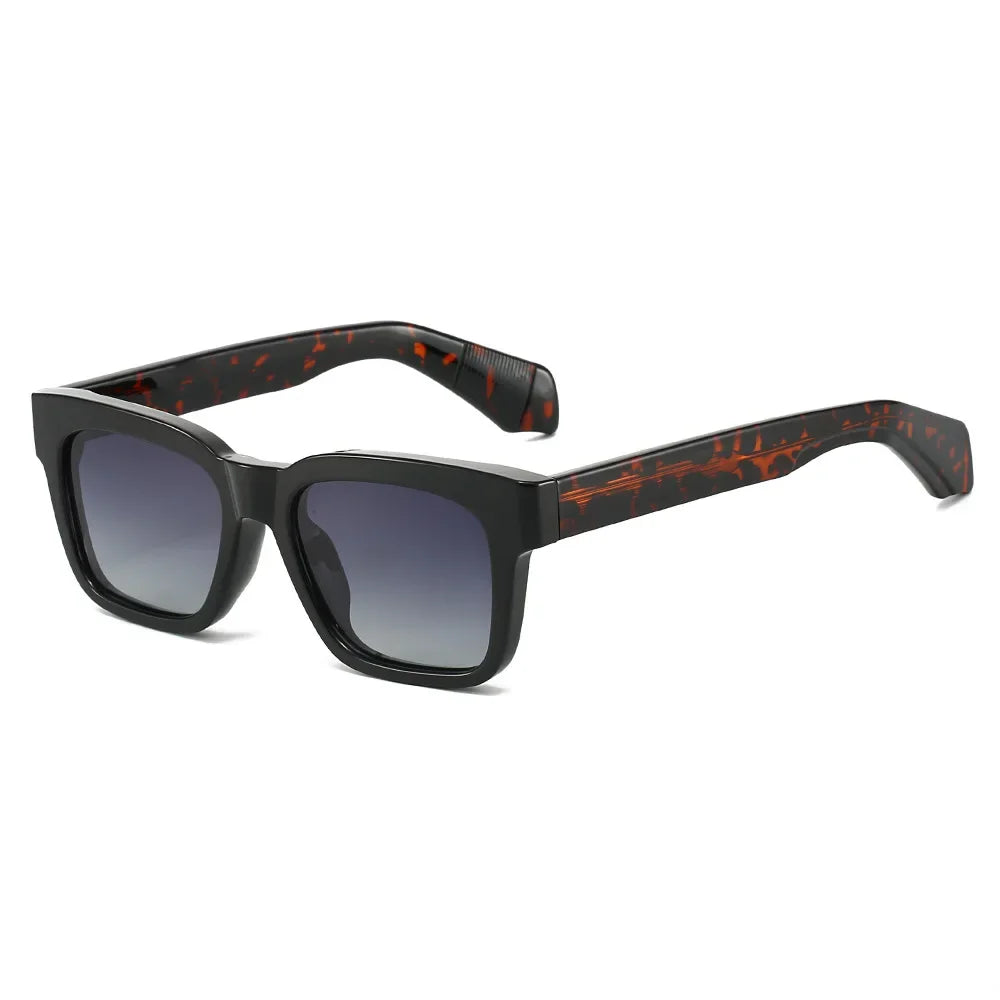 LOR MALE 2025 Men Sunglasses Polarized Square Glasses for Driving Fishing Travel UV400 Fashoinable Sun Shades Metal Core Exquisite