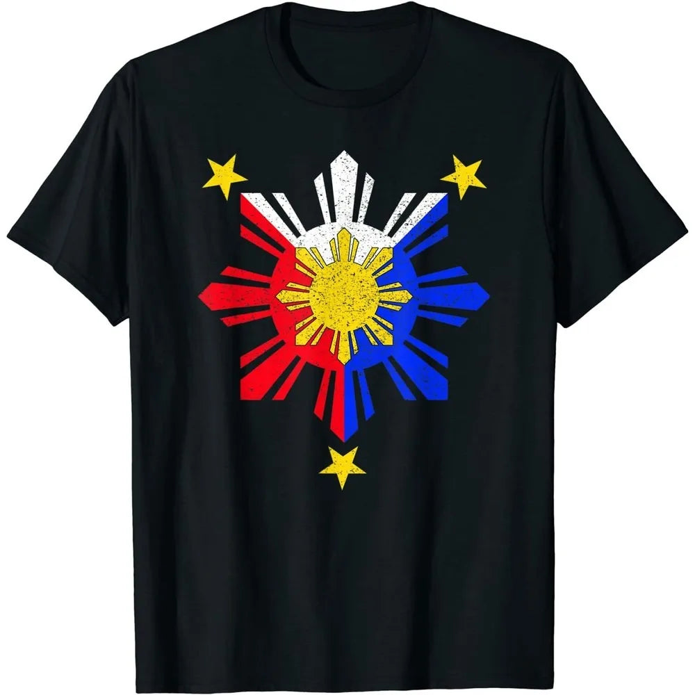 NEW LIMITED Filipino Philippine Flag Premium Great Gift Idea Tee T-Shirt Filipino Philippine Flag Summer Men T Shirt