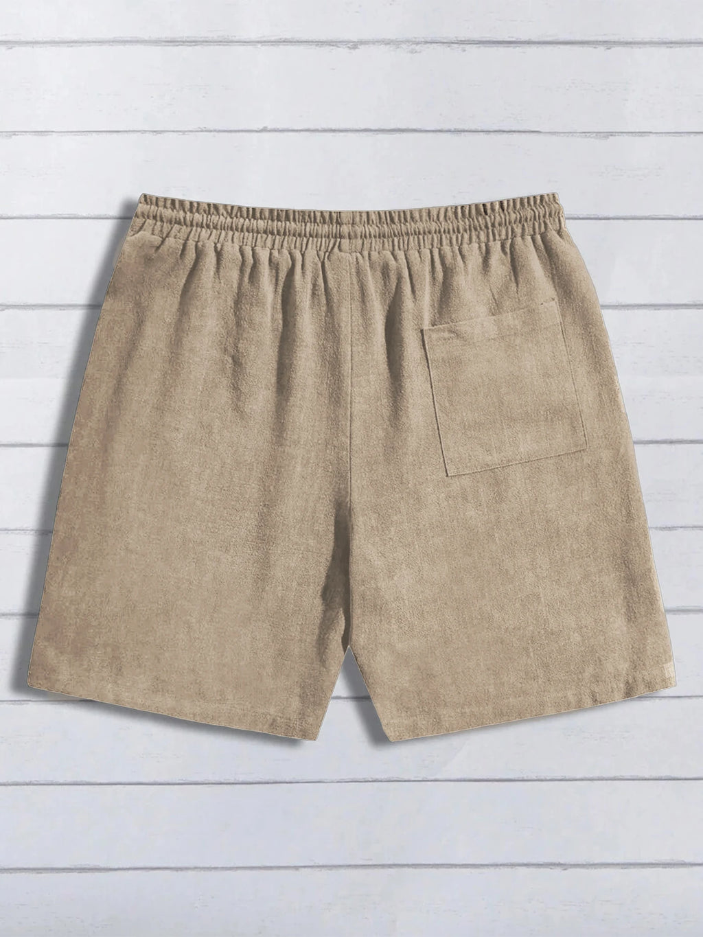 LOR MALE Summer thin linen shorts for men, loose and casual, five-inch pants, cotton and linen, breathable, suitable for beach and sports
