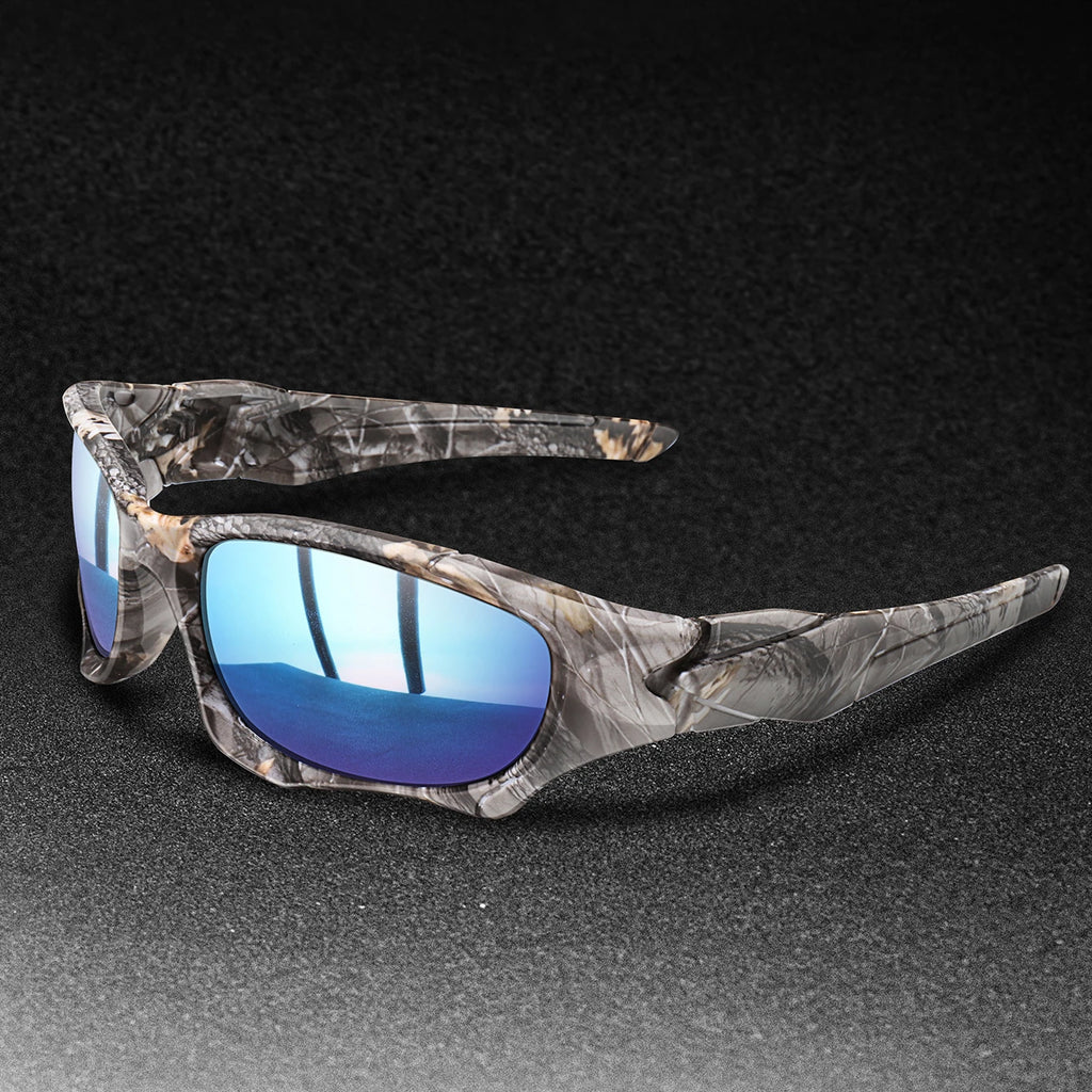 LOR MALE Polarized Fishing Sunglasses for Men Women Classic Camouflage Shades with UV Protection for Outdoor Driving Cycling Hiking