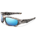 LOR MALE Polarized Fishing Sunglasses for Men Women Classic Camouflage Shades with UV Protection for Outdoor Driving Cycling Hiking