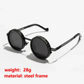 LOR MALE Polarized Round Sunglasses ND9 Adjustable Dimming Sun Glasses Men Women Retro 2