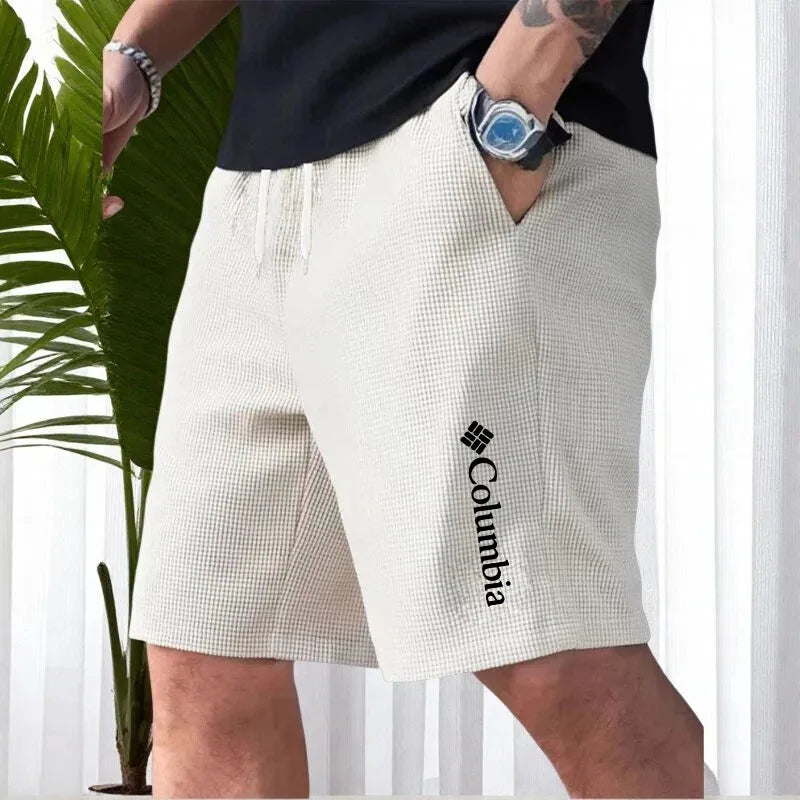 LOR MALE 2026 New casual printed shorts fashionable and popular men's shorts breathable and comfortable spring and summer sports shorts