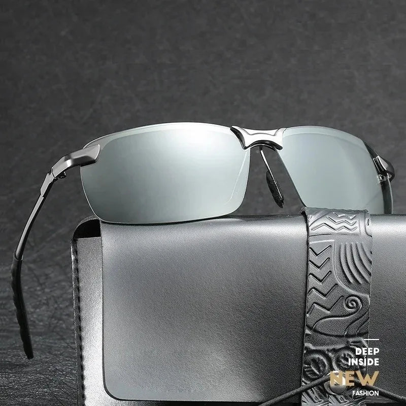 LOR MALE Men Photochromic Polarized Sunglasses Men Glasses For Driving Fishing Outdoor
