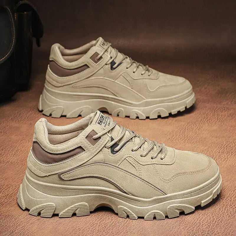 LOR MALE Men's Work Boots 205 New Winter Waterproof Anti-slip Wear-resistant Sports Casual Work Shoes  Trendy Boots