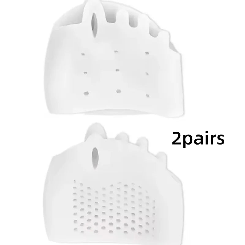 LOR MALE 1 Pair of Gel Toe Protectors for the Forefoot, Featuring Breathable Honeycomb Design, Soft Silicone Socks, Specially Designed for Comfort, Suitable for Both Men and Women.