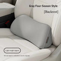 LOR MALE Car Seat Pillow Memory Foam Lumbar Support Breathable Back Protector Suitable for Office Chairs and Car Interior Accessories