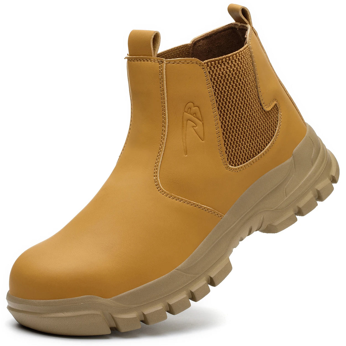LOR MALE Steel Toe Safety Shoes Men Work Safety Boots Lightweight Breathable Comfortable Sneakers Men Boots Slip-Resistant Shoes