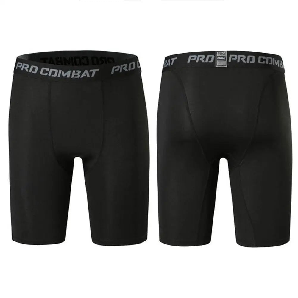 LOR MALE Men Bodybuilding Shorts Fitness Workout Inseam Gym Knickers Male Muscle Alive Elastic Compression Tights Skinny Leggins Hombre