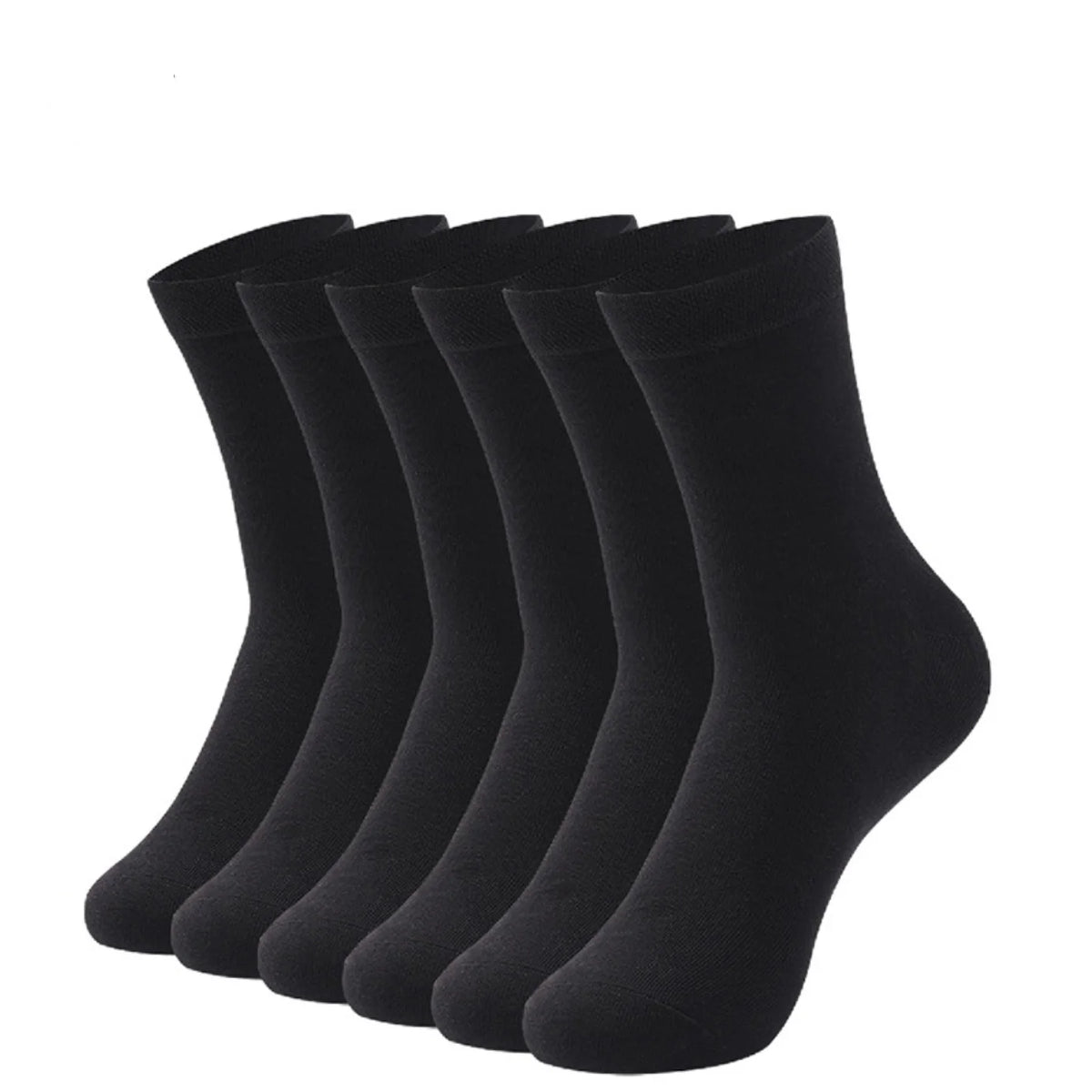 LOR MALE BasIc Mid-Calf Socks - 6 Pares