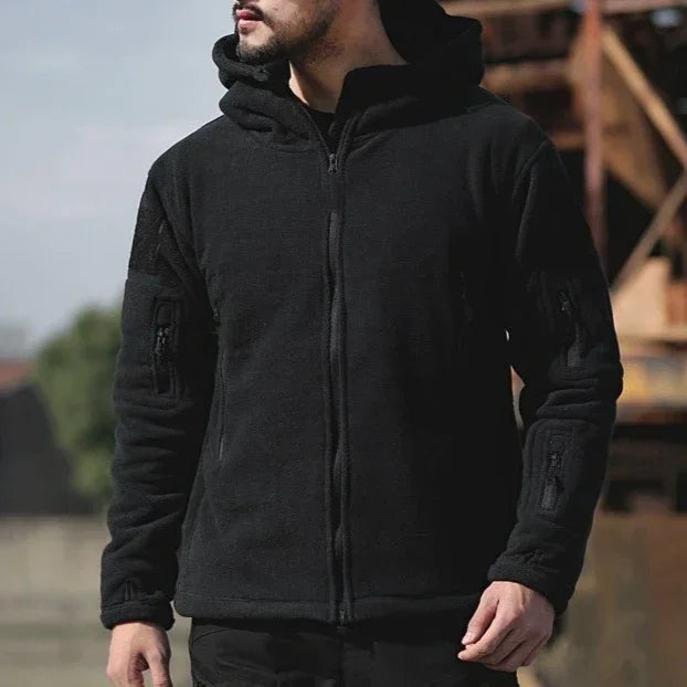 LOR MALE Men's Jackets Warm Military Tactical Sports Fleece Hoodie Jackets Hiking Climbing Fishing Adventure Camping Outdoor Clothing