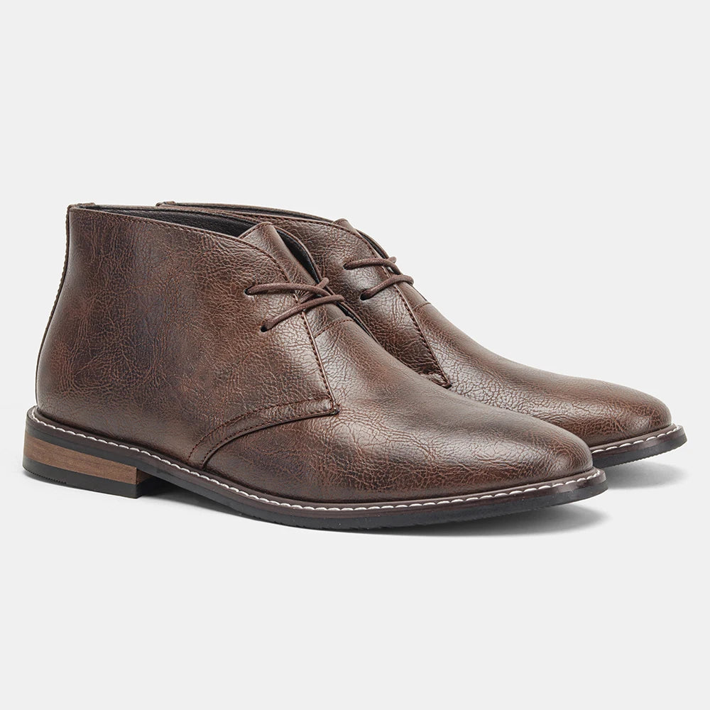 LOR MALE Boots Men Brand 2026 Casual Comfortable Retro Fashion Ankle Boots