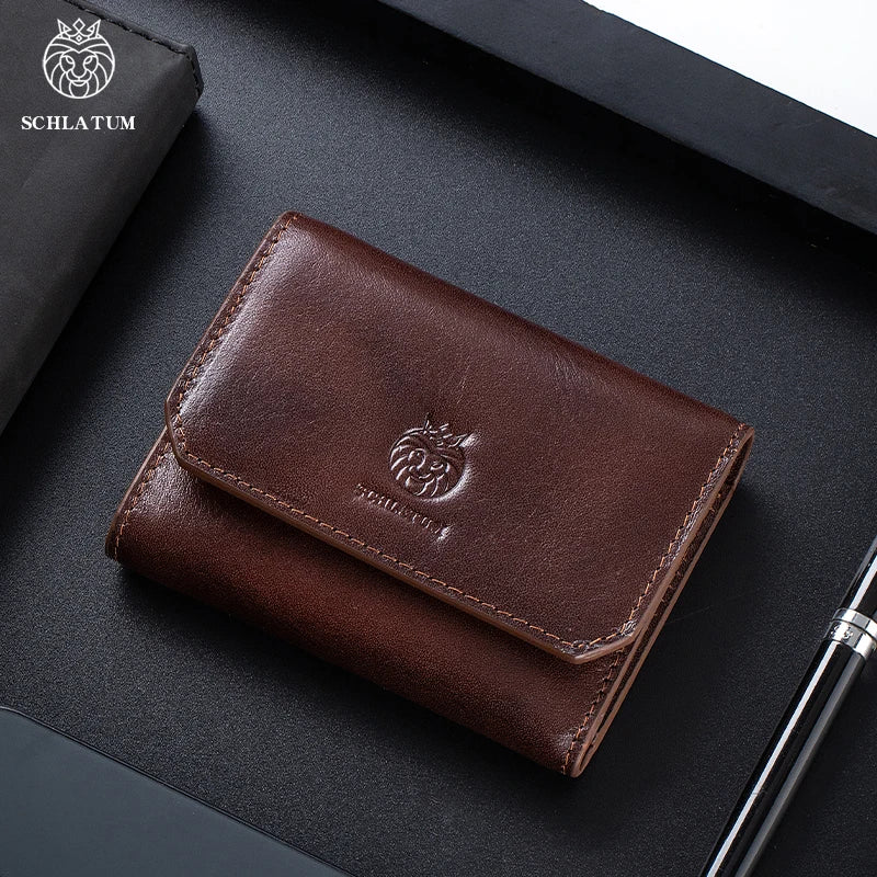 LOR MALE Genuine Leather RFID Wallet