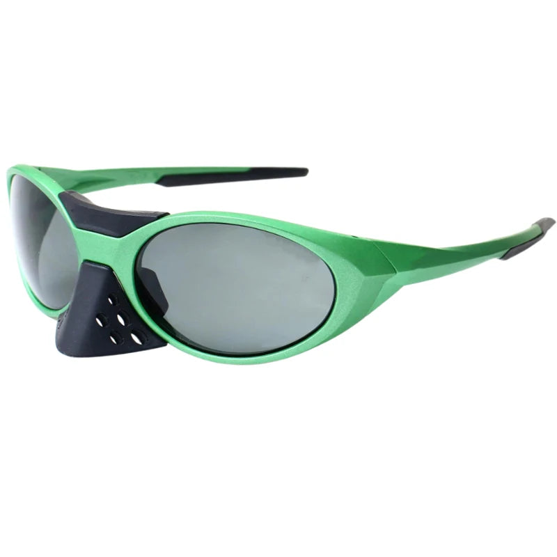 LOR MALE Polarized Sunglasses Men Gafas Designer Outdoor Sports Sun Glasses for Men Brand Mirror Oval Eyewear Accessories UV400